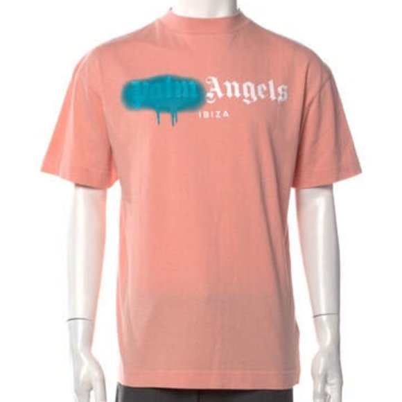 Palm Angels Sprayed Ibiza T-Shirt Size S - Picture 4 of 10